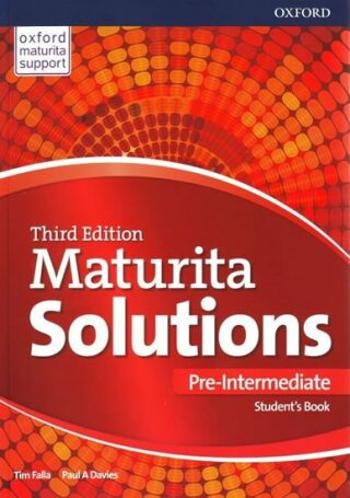Maturita Solutions Pre-Intermediate Student´s Book 3rd (CZEch Edition) - Tim Falla, Paul A. Davies