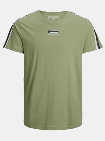 Zelené tričko s potiskem Jack & Jones Flow