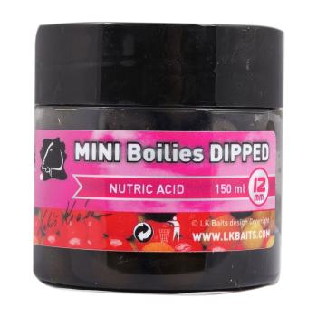 LK Baits MINI Boilies v dipu 12mm 150ml - Nutric Acid