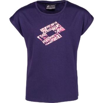 Lotto VICA Dívčí triko s krátkým rukávem, fialová, velikost 128-134