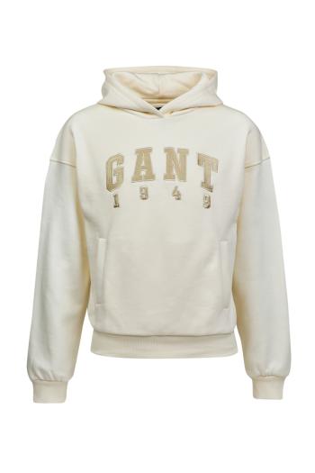 MIKINA GANT D2. 1949 HOODIE bílá 134/140