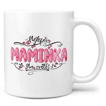 Hrnek Nejlepší maminka – pink (Náplň hrníčku: Žádná)