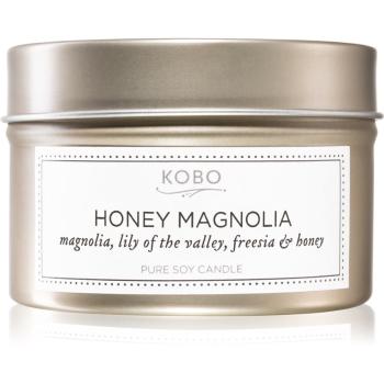 KOBO Natural Math Honey Magnolia vonná svíčka v plechovce 113 g