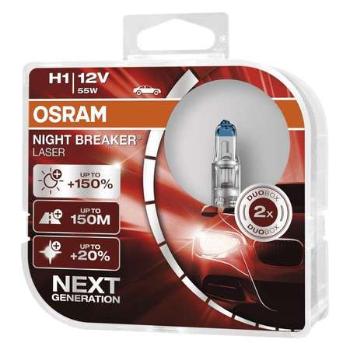 Osram Night Breaker Laser +150% H1 P14,5s 12V 55W 2ks