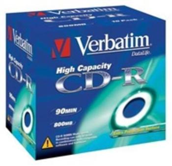 Verbatim CD-R 800MB 40x, jewel box, 10ks (43428), 43428