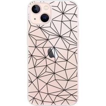 iSaprio Abstract Triangles 03 - black pro iPhone 13 (trian03b-TPU3-i13)