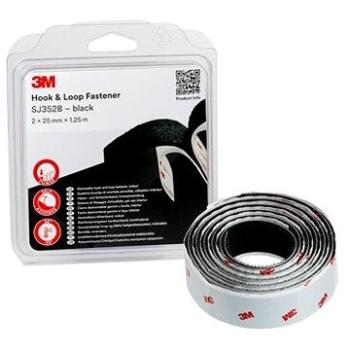 3M™ Hook & Loop™ Samolepící suchý zip SJ352B, 25mm x 1,25m (F8118/10)