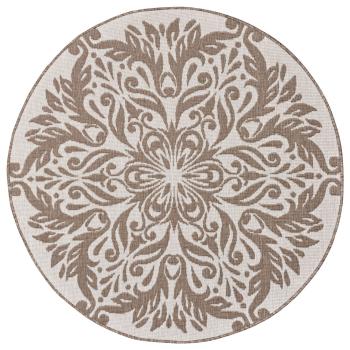 NORTHRUGS - Hanse Home koberce Kusový koberec Twin Supreme 105454 Madrid Linen kruh - 200x200 (průměr) kruh cm Béžová