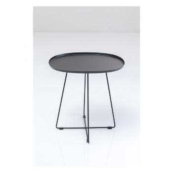 Černý odkládací stolek Turin
