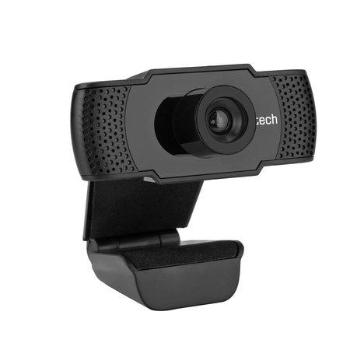 C-TECH webkamera CAM-07HD, 720P, mikrofon, černá, CAM-07HD
