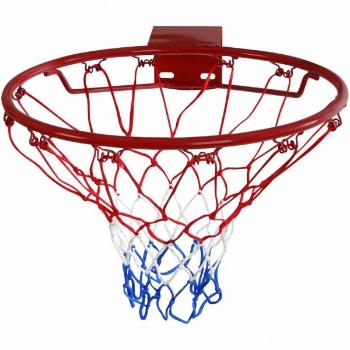 Kensis 68612 Basketbalový koš se síťkou, červená, velikost UNI
