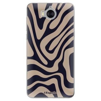 Odolné silikonové pouzdro iSaprio - Zebra Black - Huawei Y5 2017 / Y6 2017