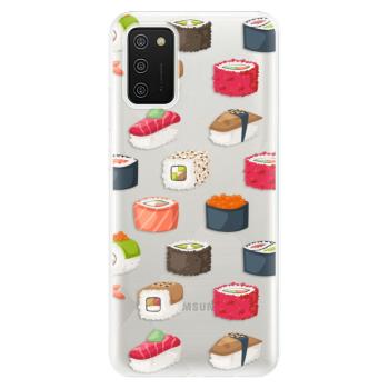 Odolné silikonové pouzdro iSaprio - Sushi Pattern - Samsung Galaxy A02s