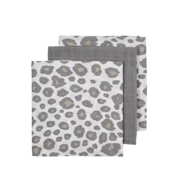 Meyco Gázové pleny 3-Pack Panther Neutral/Grey 70 x 70 cm