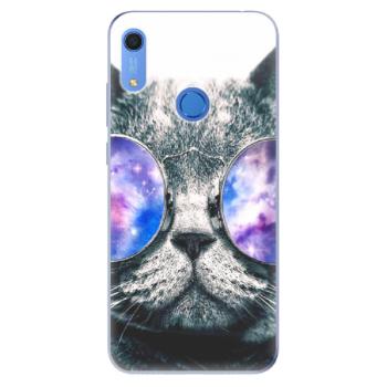 Odolné silikonové pouzdro iSaprio - Galaxy Cat - Huawei Y6s