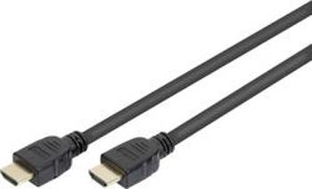 HDMI kabel Digitus [1x HDMI zástrčka - 1x HDMI zástrčka] černá 3.00 m