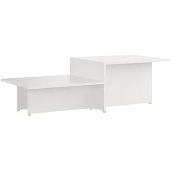 Konferenční stolek bílý 111,5 × 50 × 33 cm dřevotříska (805561)