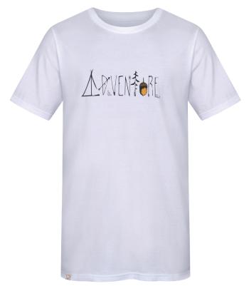 Hannah MIKO white (print 1) Velikost: XL pánské tričko s krátkým rukávem