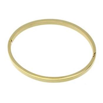 Šperky4U Ocelový náramek kruh otevírací, šíře 4 mm - OPA1709-GD