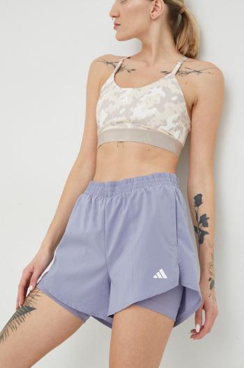 Tréninkové šortky adidas Performance dámské, hladké, high waist