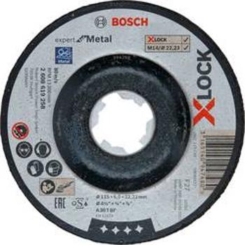 Bosch Accessories 2608619258 Brusný kotouč X-LOCK, lomený Expert for Metal a 30 T BF, 115 x 22,23 x 6 mm Ø 115 mm 1 ks