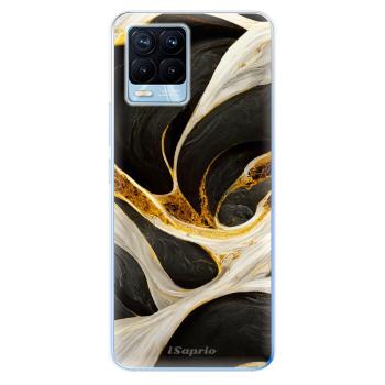 Odolné silikonové pouzdro iSaprio - Black and Gold - Realme 8 / 8 Pro