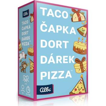 Albi Taco, čapka, dort, dárek, pizza