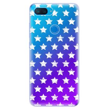 Odolné silikonové pouzdro iSaprio - Stars Pattern - white - Xiaomi Mi 8 Lite