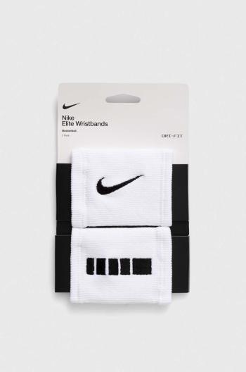 Náramky Nike 2-pack bílá barva