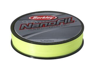 Berkley vlasec nanofil fluo žlutá 125 m-průměr 0,28 mm / nosnost 20,126 kg