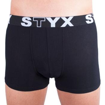 Styx MEN'S BOXERS SPORTS RUBBER Pánské boxerky, černá, velikost M