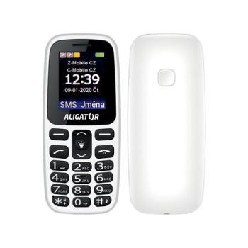 Mobilní telefon Aligator A220 Senior Dual SIM - bílý