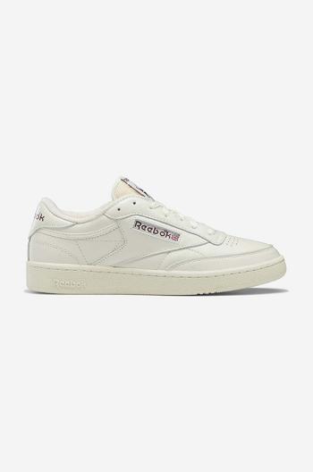 Kožené sneakers boty Reebok Classic Club C85 Vintage béžová barva, GX3681-cream