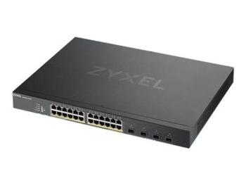 Zyxel XGS1930-28HP, 28 Port Smart Managed PoE Switch, 24x Gigabit PoE and 4x 10G SFP+, hybird mode, standalone or Nebula, XGS1930-28HP-EU0101F