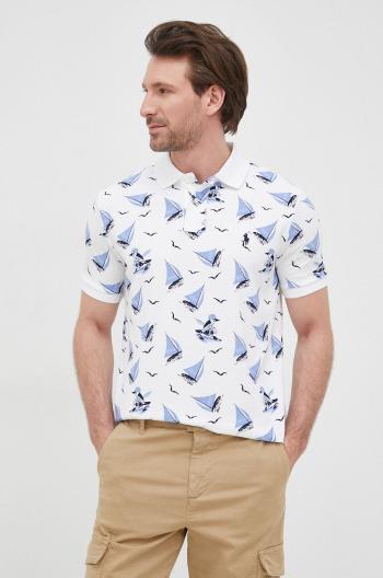 Bavlněné polo tričko Polo Ralph Lauren vzorovaný