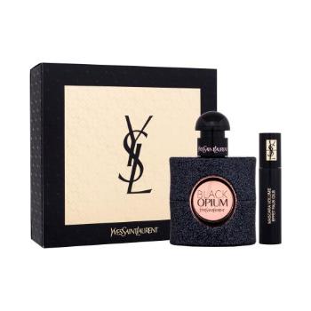 Yves Saint Laurent Black Opium dárková kazeta parfémovaná voda 30 ml + řasenka Volume Effet Faux Cils 2 ml N.1 pro ženy