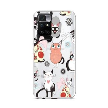 TopQ Xiaomi Redmi 10 silikon Cats 2 66518 (Sun-66518)