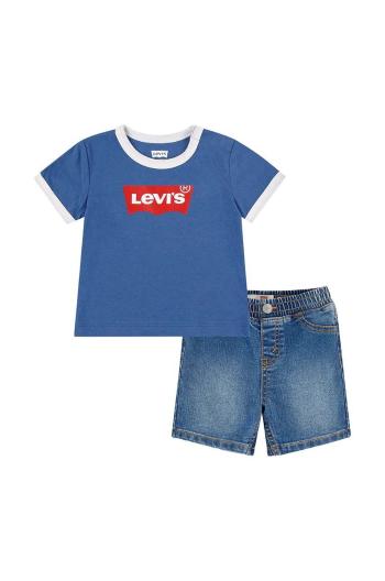 Kojenecká sada Levi's tmavomodrá barva