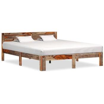 Rám postele masivní sheeshamové dřevo 140x200 cm (288421)