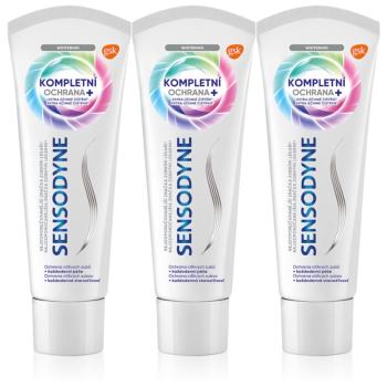 Sensodyne Complete Protection Whitening bělicí zubní pasta 3x75 ml