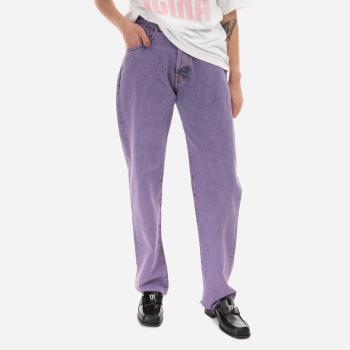 Dámské kalhoty Aries Acid Wash Batten Jean Ar31313 LILAC