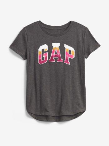 GAP Logo Triko dětské Šedá