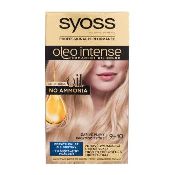 Syoss Oleo Intense Permanent Oil Color 50 ml barva na vlasy pro ženy 9-10 Bright Blond na barvené vlasy; na blond vlasy