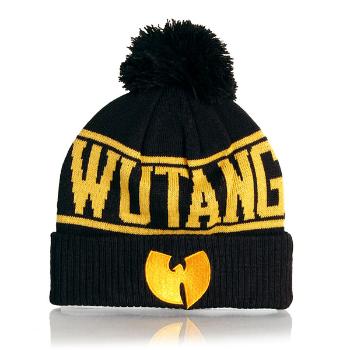 Zimí čepica Wu-Tang Logo Winter Cap Black Yellow - UNI