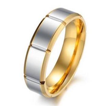 Šperky4U OPR0052 Pánský ocelový prsten, šíře 6 mm - velikost 57 - OPR0052-P-57