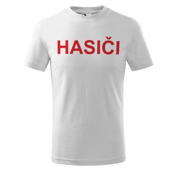 Tričko Hasiči – klasika - dětské (Velikost: 134, Barva trička: Bílá)