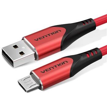 Vention Luxury USB 2.0 -> microUSB Cable 3A Red 1.5m Aluminum Alloy Type (COARG)