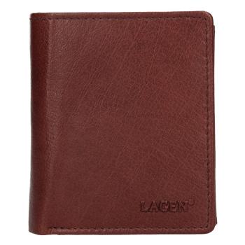 Pánská kožená peněženka Lagen Xaver - hnědá