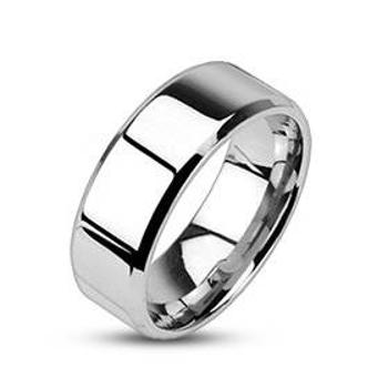 Spikes USA Ocelový prsten lesklý - velikost 67 - OPR1303-6-67