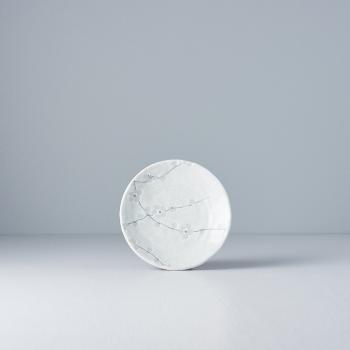 Malý kulatý talíř White Blossom 13 cm